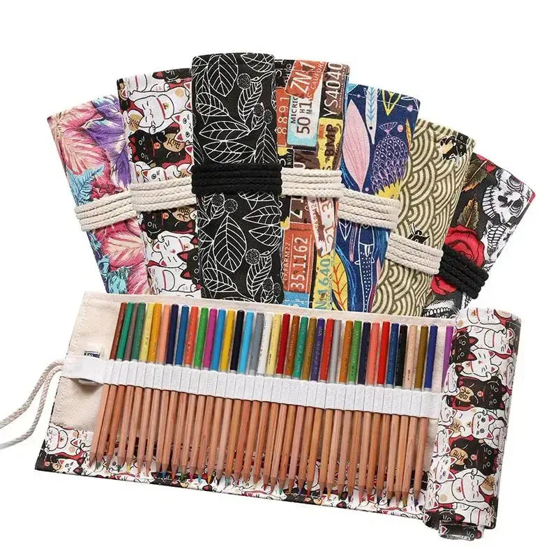 Trousse a crayons motif chat gros plan - Petzeal
