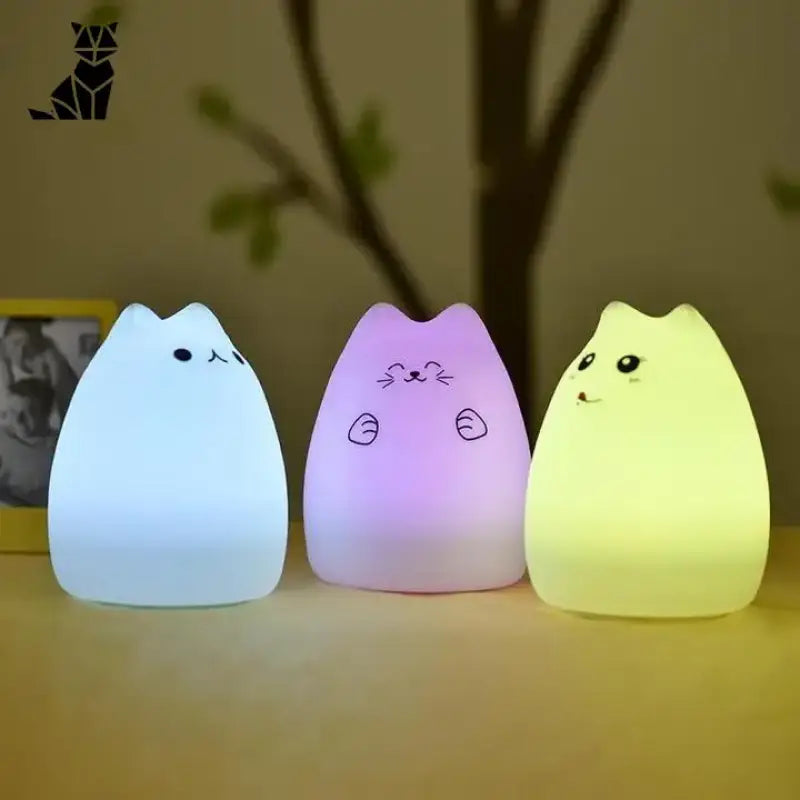 Veilleuse Chat Led: Une Douce Lumière Pour La Chambre De Vos Enfants