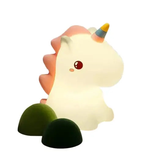 Mignonne licorne LED veilleuse sur table - parfaite veilleuse pour un éclairage doux Transparent Background